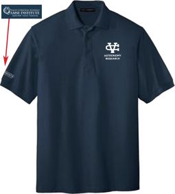 Silk Touch Polo, Astronomy Research, Navy